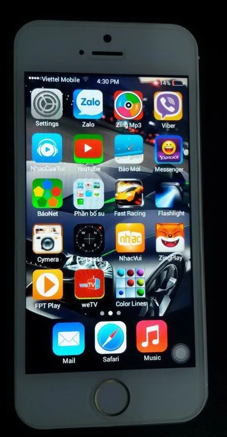 iPhone 5s Gold giả như thật ảnh 2